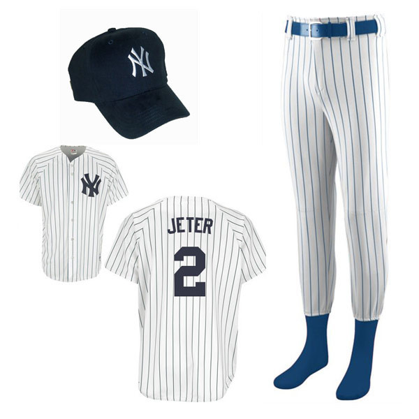 derek jeter pinstripe jersey