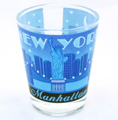 I Love NY Shotglass, New York City Shotglass, FDNY Shotglass, NYPD