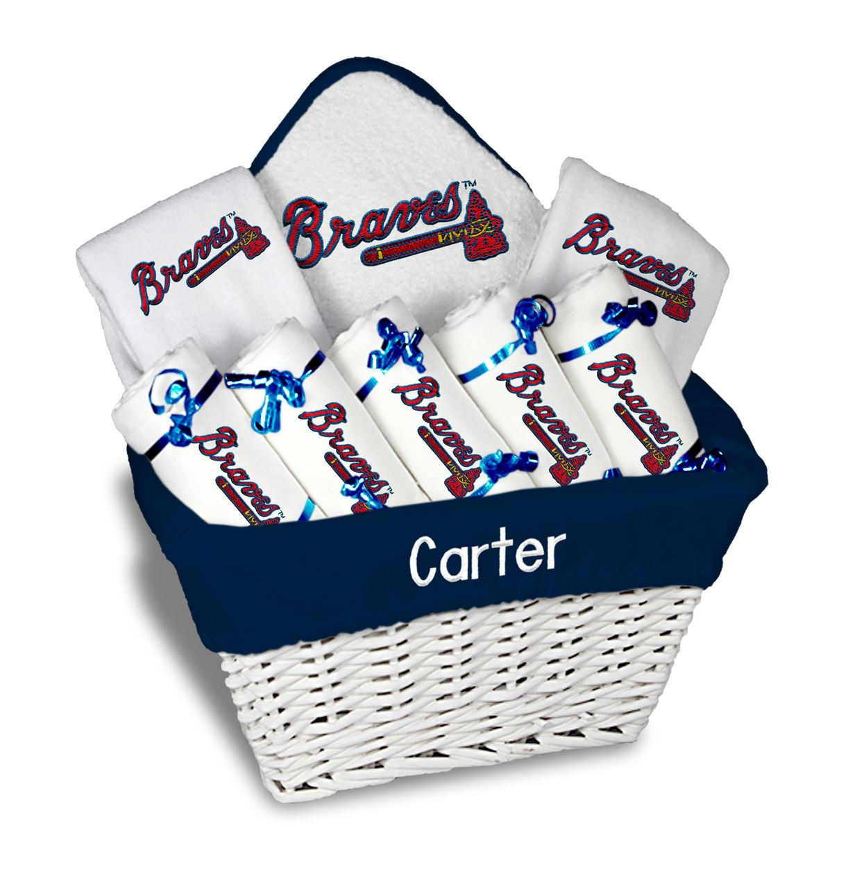 Atlanta Braves Personalized 9Piece Gift Basket