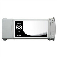 Compatible Hewlett Packard HP 83BK (C4940A) Black UV Ink Cartridge