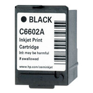 Remanufactured Hewlett Packard C6602A Black Ink Cartridge
