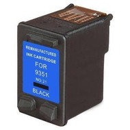 Remanufactured Hewlett Packard C9351AN (HP 21) Black Ink Cartridge