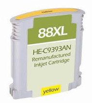 Remanufactured Hewlett Packard C9393AN (HP 88XL Yellow) Hi-Yield Ink