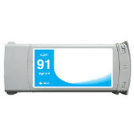Remanufactured Hewlett Packard C9467A (HP 91) Cyan Ink Cartridge
