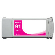 Remanufactured Hewlett Packard C9468A (HP 91) Magenta Ink Cartridge