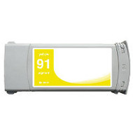 Remanufactured Hewlett Packard C9469A (HP 91) Yellow Ink Cartridge