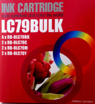 Compatible Brother LC79 Extra High Yield Ink Cartridge 10-Piece Set