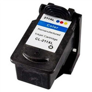 Remanufactured Canon CL211XL High Yield Black Ink Cartridge