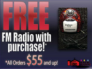 Free FM Radio with $55 purchase