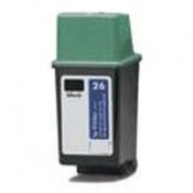 Remanufactured Hewlett Packard 51626A (HP 26) Black Ink Cartridge