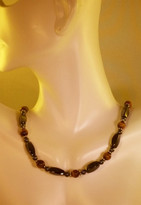 Yellow tigereye  Necklace (Ladies)