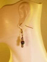 Silver w_6mm Rainbow  Earrings (Ladies)