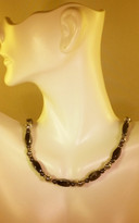 Hematite w_6mm Silver Necklace (Ladies)