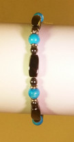 Howlite Turquoise Anklets (Ladies)