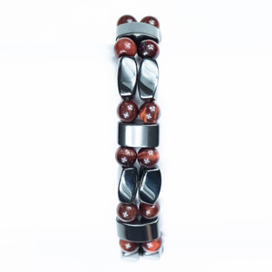 Red Tiger Eye aids in enhancing confidence and self-esteem. It provides motivation to the non-motivated and energizes those who are feeling lethargic.  When measuring please add 1/4" to measurement to ensure a comfortable 