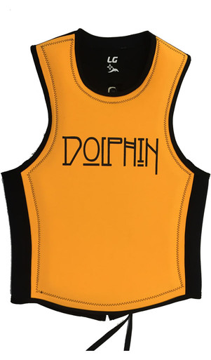 Front view of Cross Vest Back Zip