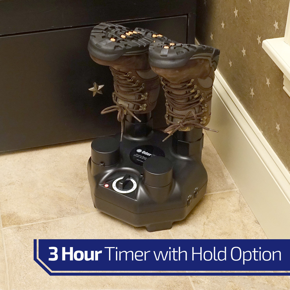 OdorStop OSOBSDD Boot and Shoe Dryer - 4 Boot, Heat, High Output Fan, Odor  Removal, Timer in the Hunting Equipment & Apparel department at