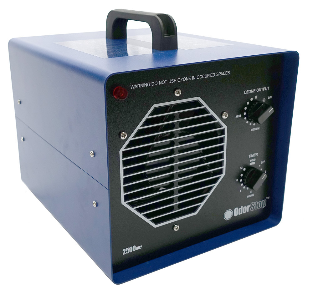 OS2500UV2 - Ozone Generator/UV Air Cleaner with 2 Ozone Plates, UV