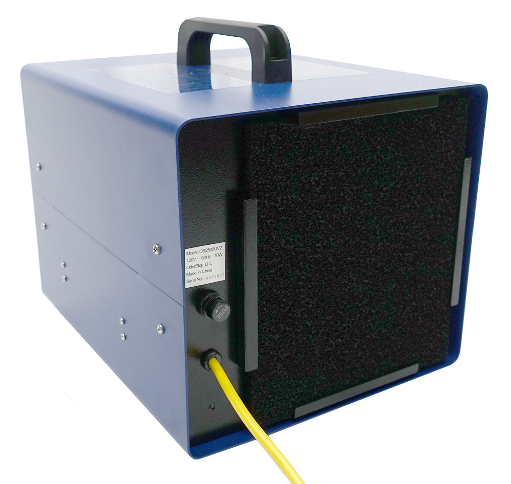 OS2500UV2 - Ozone Generator/UV Air Cleaner with 2 Ozone Plates, UV