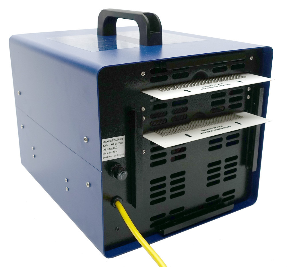 OS2500UV2 - Ozone Generator/UV Air Cleaner with 2 Ozone Plates, UV