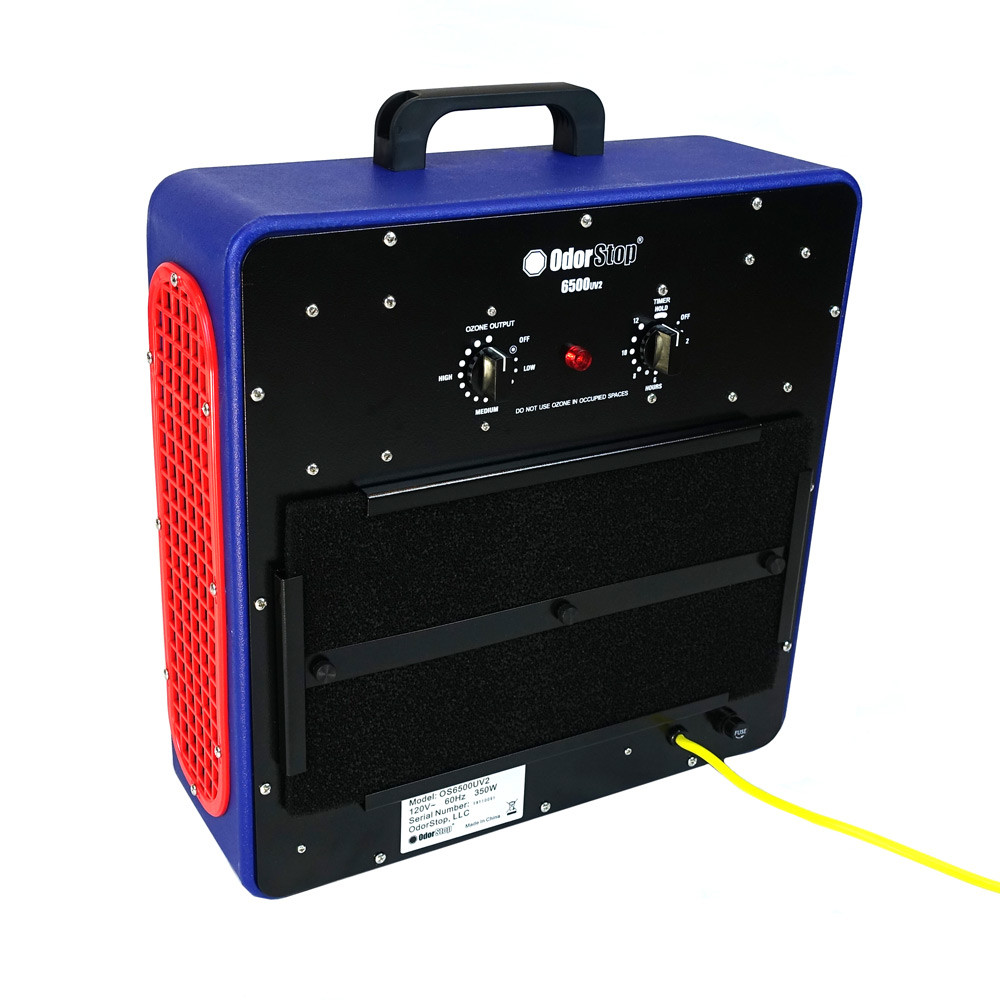 OS6500UV2 - Ozone Generator/UV Air Cleaner with 6 Ozone Plates, UV