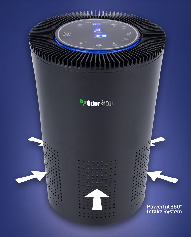 Black + Decker BXPI510B Portable Air Purifier Infused with Microban