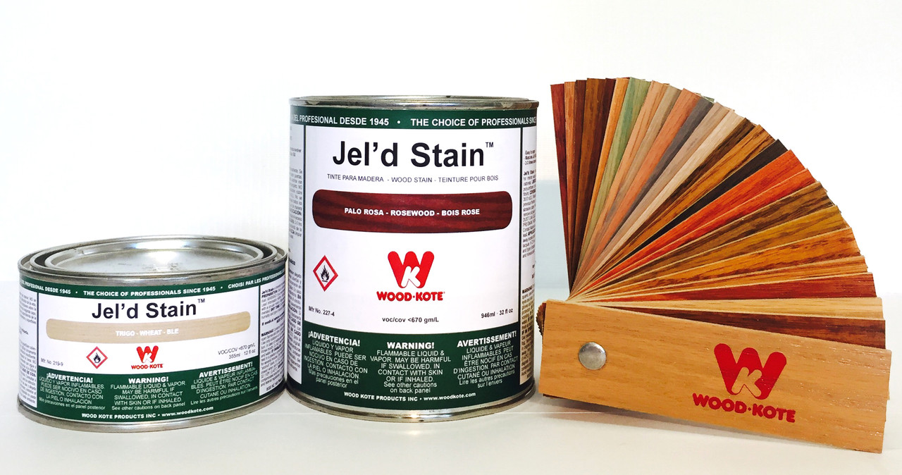 Jel D Stain Color Chart