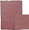 #89310 Coco 'Ribless' Handmade Paper, "Rust & Roses"
A rich shade of red/brown in a 26" x 36" relatively smooth sheet.  Deckle edges