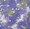 #27351 "Handpainted Calypso" Handmade Paper, "Antigua"  (close-up of the overall design)
"Paint spatters" of silver wax resist against a background of violet, white and mustard.
