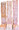#31610 "Fruit Parfait" Marbled Paper Ribbon Roll - 20 yds, 5" wide  -  Shades of strawberry pink, lilac, caramel, & white 