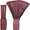 31694 PAPIERS WRINKLE WRAP, "Wine"     4" opens to 21" wide      
Deeply textured, beater dyed paper in a rich burgundy/wine shade. 