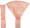31232 PAPIERS WRINKLE WRAP, "Peach"     4" opens to 21" wide      
A warm pale peach color in a deeply textured, beater dyed paper..