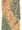 #62406 "Forest Floor" Botanical Ribbon  -3" wide - CLOSE-UP   Plant fibers in nut-brown wander down a base of moss green fibers on a 3" base of abaca/banana fiber ribbon.   Available by-the-yard, or in a 3 yd. "Artist Roll", or the 10 yd "Bulk Roll