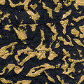 #20050 Faux Leather, "Black/Gold Gild"
Dark black background on a relatively stiff, semi-thick paper is deeply textured, then accented with gold highlights.  Ideal for adding both visual and tactile texture to art/craft projects.