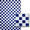 #37133  Parisian Apartment "Hold-to-Light", "Blue & White Checks"
Classic blue & white checks (1-1/2") are accented with clear varnish