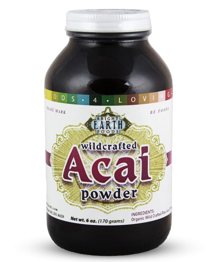 Freeze-Dried Acai Berry Powder, Raw, Organic | Bright Earth Foods