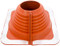 [Master Flash®]~[Standard Fits: 7/8”- 4” (22mm - 101mm) Pipes,Retrofit Fits: 1/2”- 3-1/2” (12mm - 89mm) Pipes, Base Range: 6” (152mm)]~[Two Flashings in One|Can be used as both a Standard flashing or a Retrofit flashing|9 sizes|Weather Protection Made of Black EPDM Rubber, Gray EPDM Rubber or High Temp Red Silicone, these flashings are compounded specifically for maximum resistance to weathering due to ozone and ultraviolet light.|Cut lines clearly marked to allow for easy installation for multiple pipe sizes. |A flexible aluminum base allows the flashing to conform to any panel configuration and most roof pitches regardless of pipe location.|The No hassle stainless steel gripper included.]
