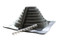 [Master Flash®]~[Standard Fits: 7/8”- 4” (22mm - 101mm) Pipes,Retrofit Fits: 1/2”- 3-1/2” (12mm - 89mm) Pipes, Base Range: 6” (152mm)]~[Two Flashings in One|Can be used as both a Standard flashing or a Retrofit flashing|9 sizes|Weather Protection Made of Black EPDM, Gray EPDM or high temp red silicone, these flashings are compounded specifically for maximum resistance to weathering due to ozone and ultraviolet light.|Cut lines clearly marked to allow for easy installation for multiple pipe sizes. |A flexible aluminum base allows the flashing to conform to any panel configuration and most roof pitches regardless of pipe location.|The No hassle stainless steel gripper included.]