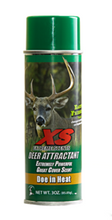 XS Extreme, is our aerosol product. XS Extreme aerosol is available in a variety of scents including the ALL NEW ‘Doe in Heat’ scent. At Bear Scents we believe in making environmentally safe products. Our aerosol cans are charged with nitrogen. This keeps the weight of the can down and allows us to disperse our scent without the use of a hydrocarbon propellant.

