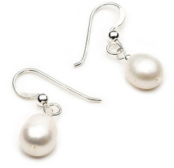 Amelia 12mm cream pearl drop earrings perfect for bridal earrings
