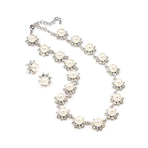 diamante necklace set