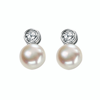 Adoria freshwater pearl wedding earrings 