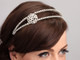 Emelie side-styled bridal headband.