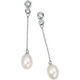 Orielle freshwater pearl drop bridal earrings 