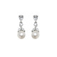 Pearl and CZ wedding earrings £32.95