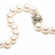 freshwater pearl bridal bracelet with vintage inspired clasp