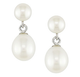 White pearl drop earrings inspired by Kate Middleton, Duchess of Cambridge