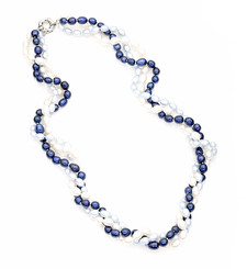 Tasha Blue Freshwater Pearl Necklace