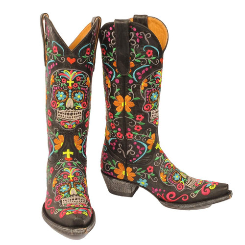Old Gringo Klak Womens Boots - Black L1300-1 - Davinci Shoes New York