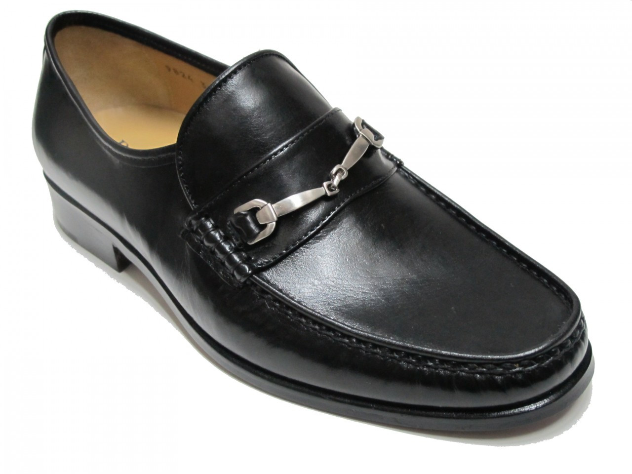 Davinci Men's Slip on Loafer Dressy Shoes 9824 Black and Brown